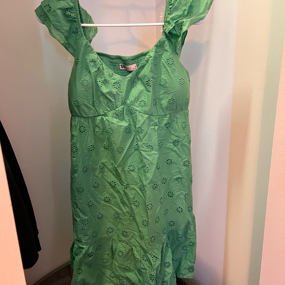 NWT 100% cotton eyelet sun dress Size M